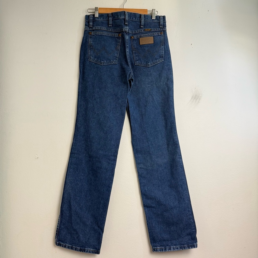 Wrangler 936GBK Cowboy Slim Indigo Bootcut Jeans Size 29 x 32 - Picture 2 of 6